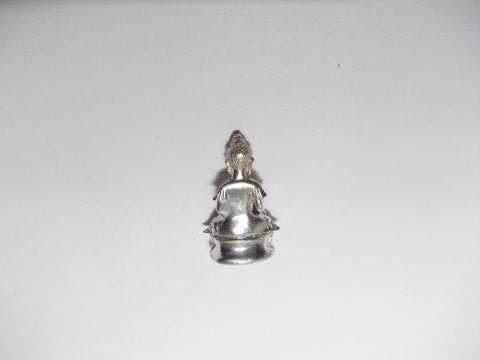 Silver Buddha statue