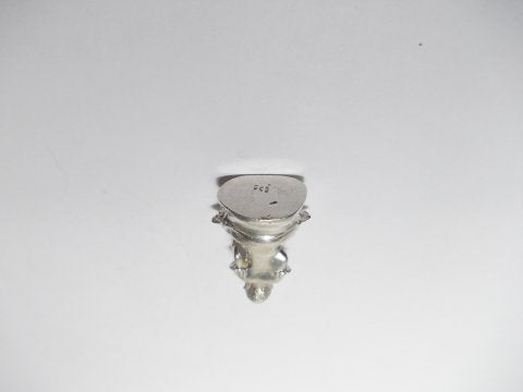 Silver Buddha statue