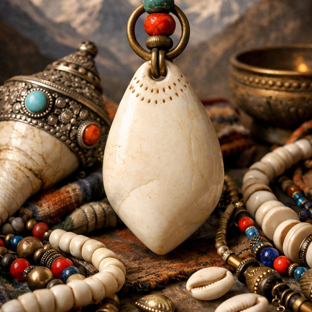 Conchiglia fossile dal nagaland al himalaya