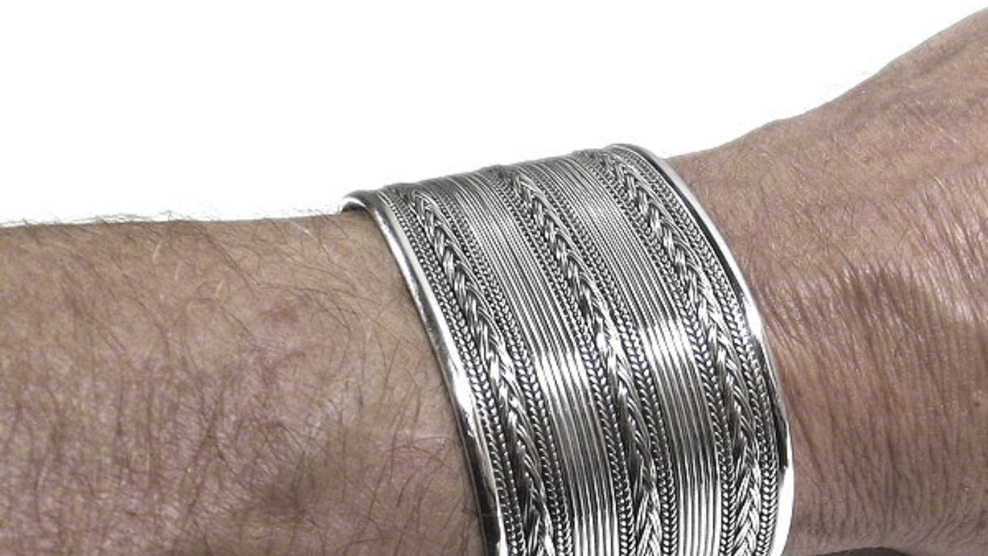 Bracciali da uomo in argento ottone bronzo