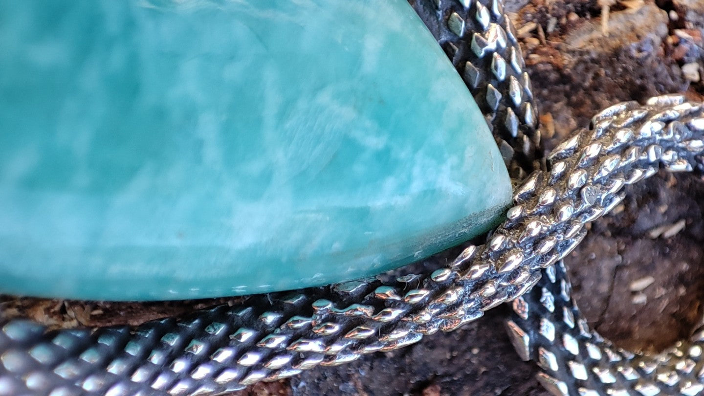 Amazzonite - collezione gioielli con amazzonite in argento