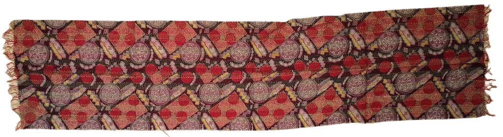 Sciarpa KANTHA con tessuti vintage misto seta ricamo a mano - colori