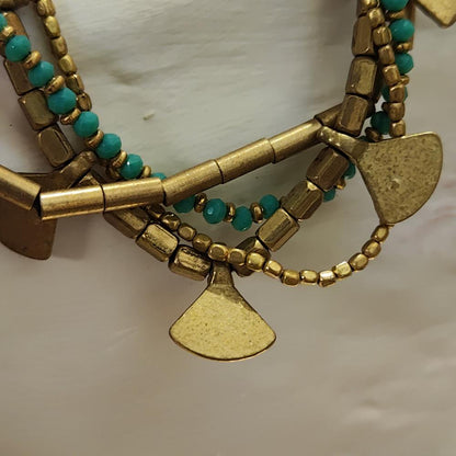 Collana choker artigianale in ottone Collana ETNICA