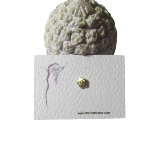 Orecchino da naso in oro 18 fiore - MANADUR