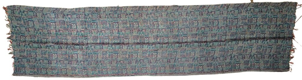 Sciarpa KANTHA con tessuti vintage misto seta ricamo a mano - colori