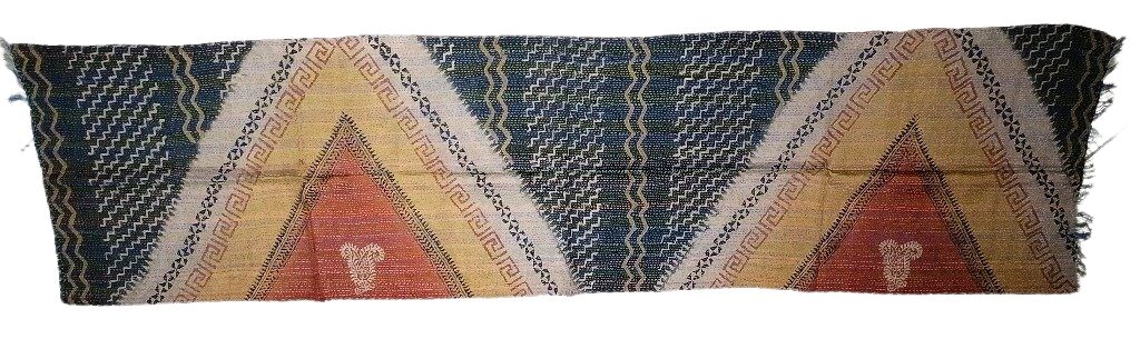Sciarpa KANTHA con tessuti vintage misto seta ricamo a mano - colori