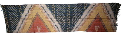 Sciarpa KANTHA con tessuti vintage misto seta ricamo a mano - colori