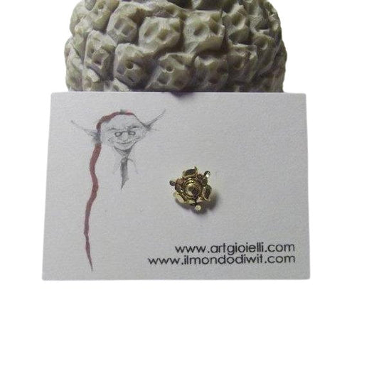Orecchino da naso in oro 18 fiore 5 mm - DIVEESEMA – immagine1