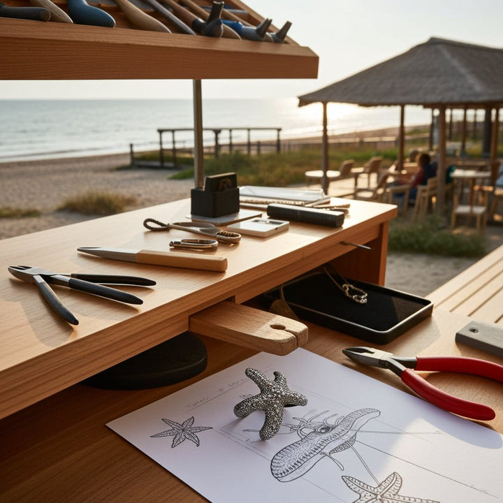 Anello  STELLA MARINA in argento 925 - LEYLA