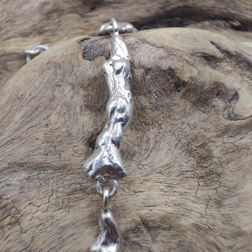 BRACCIALE ramo di CORALLO argento