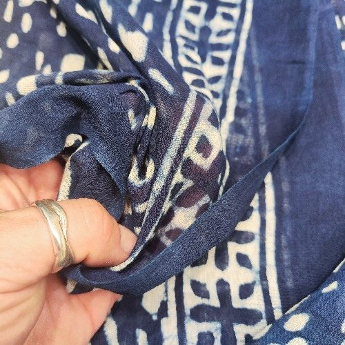Pareo - Sarong etnico in 100% cotone artigianale - DOT – dettaglio