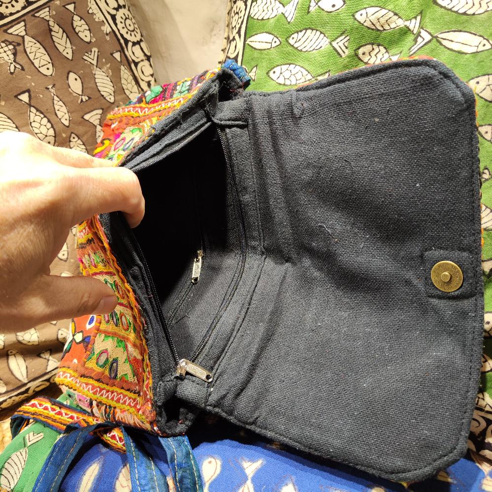 RABARI pochette / tracolla con monete VINTAGE – immagine 2