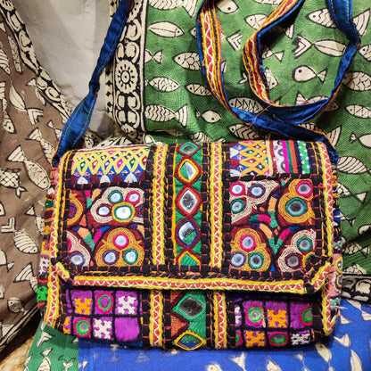 RABARI pochette / tracolla con monete VINTAGE – immagine4