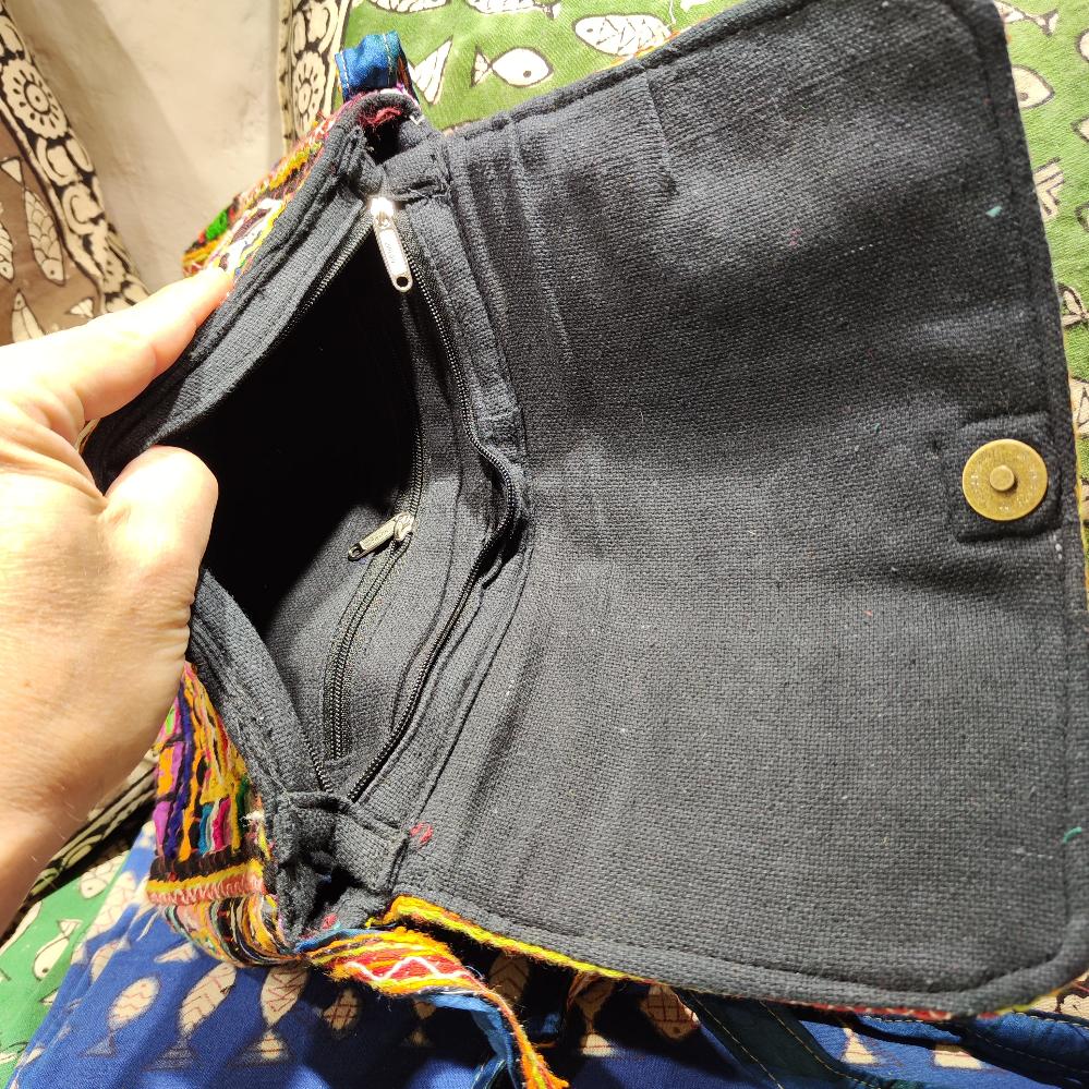 RABARI pochette / tracolla con monete VINTAGE – immagine3