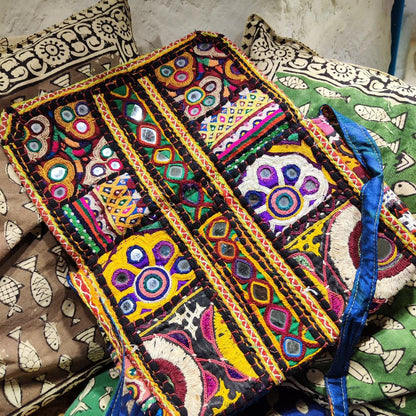 RABARI pochette / tracolla con monete VINTAGE – immagine2