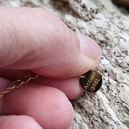 Bracciale in acciaio chirurgico 316 L - ELBA