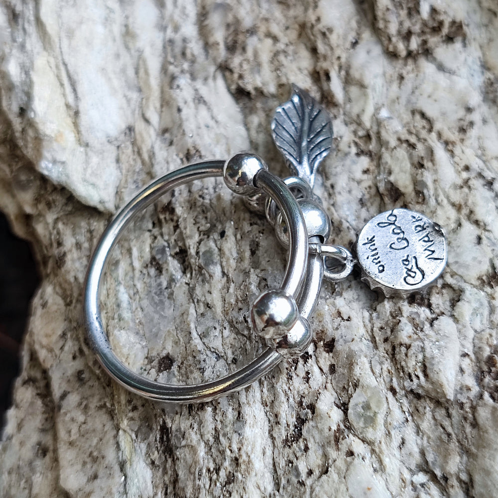 Anello in argento 925 con ciondoli - LISA