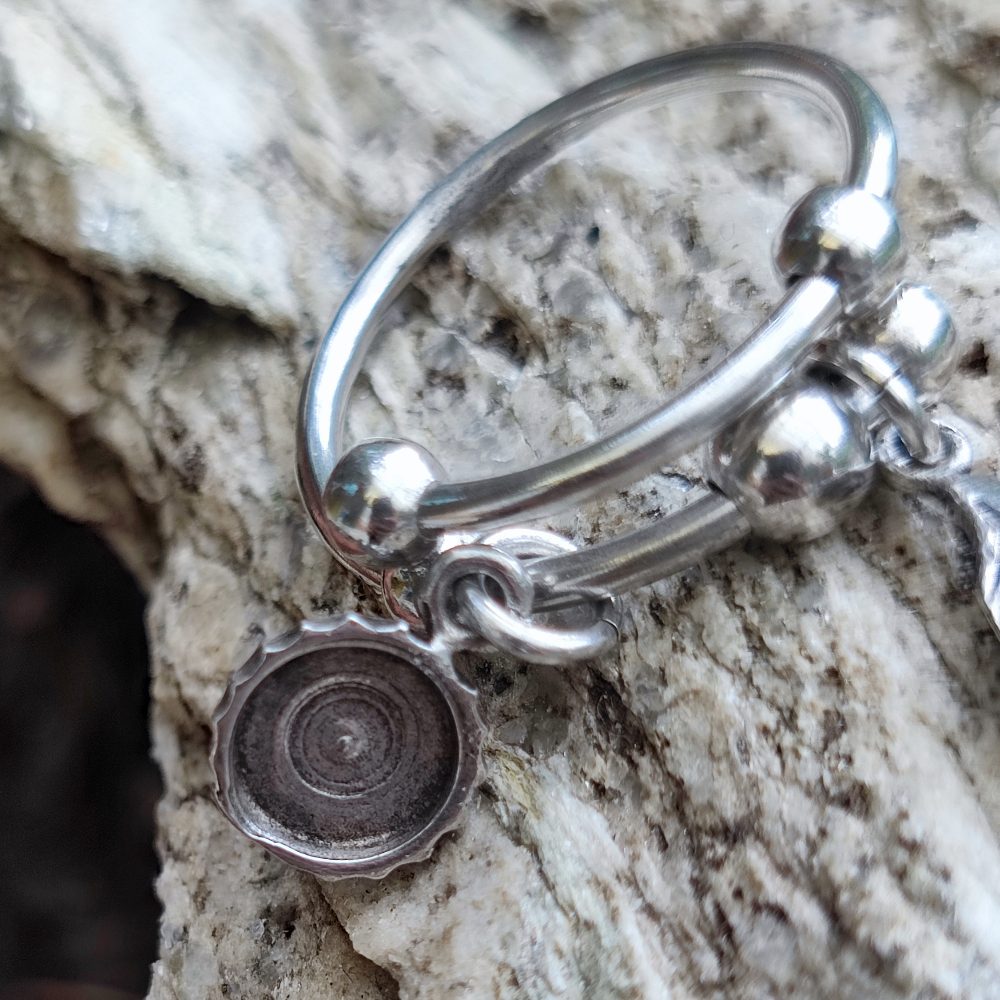 Anello in argento 925 con ciondoli - LISA