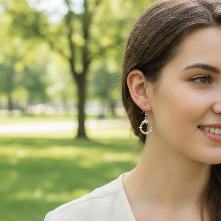 Orecchini argento 925 pendenti - KAGAZNAGAR