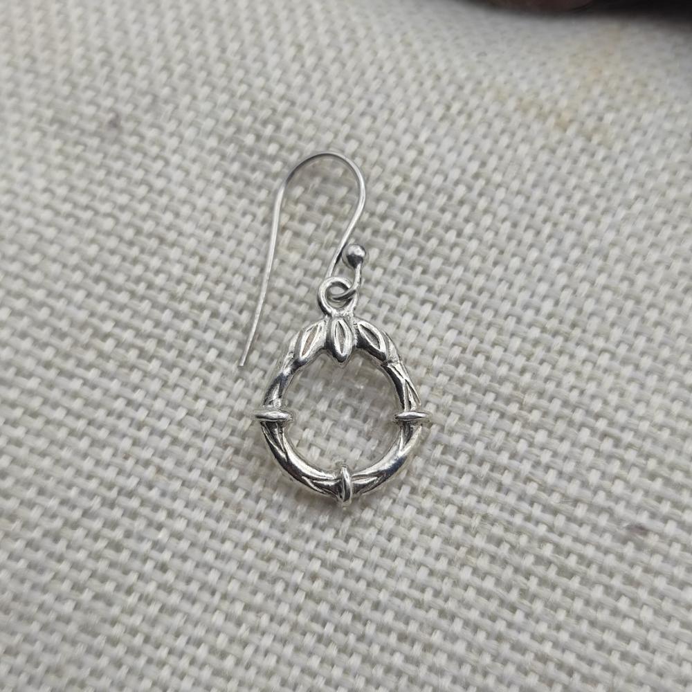 Orecchini argento 925 pendenti - KAGAZNAGAR – immagine 4