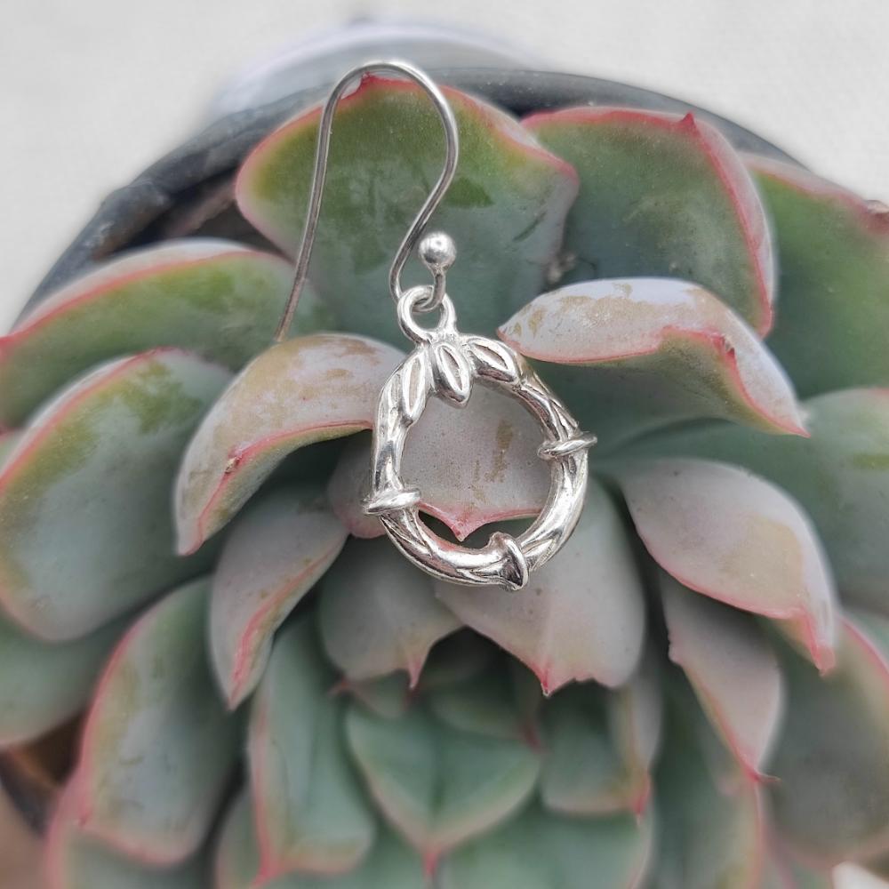 Orecchini argento 925 pendenti - KAGAZNAGAR