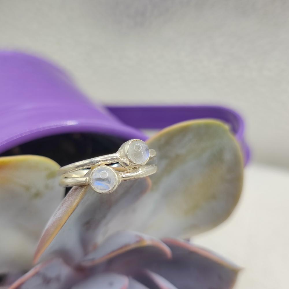 Anello artigianale in argento 925 con pietra - ICHPURAM