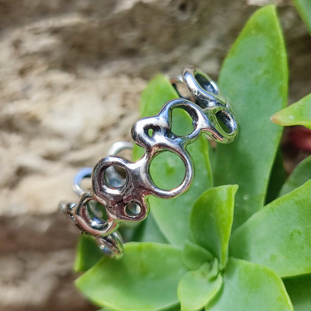 Anello artigianale in argento 925 - NALBARI