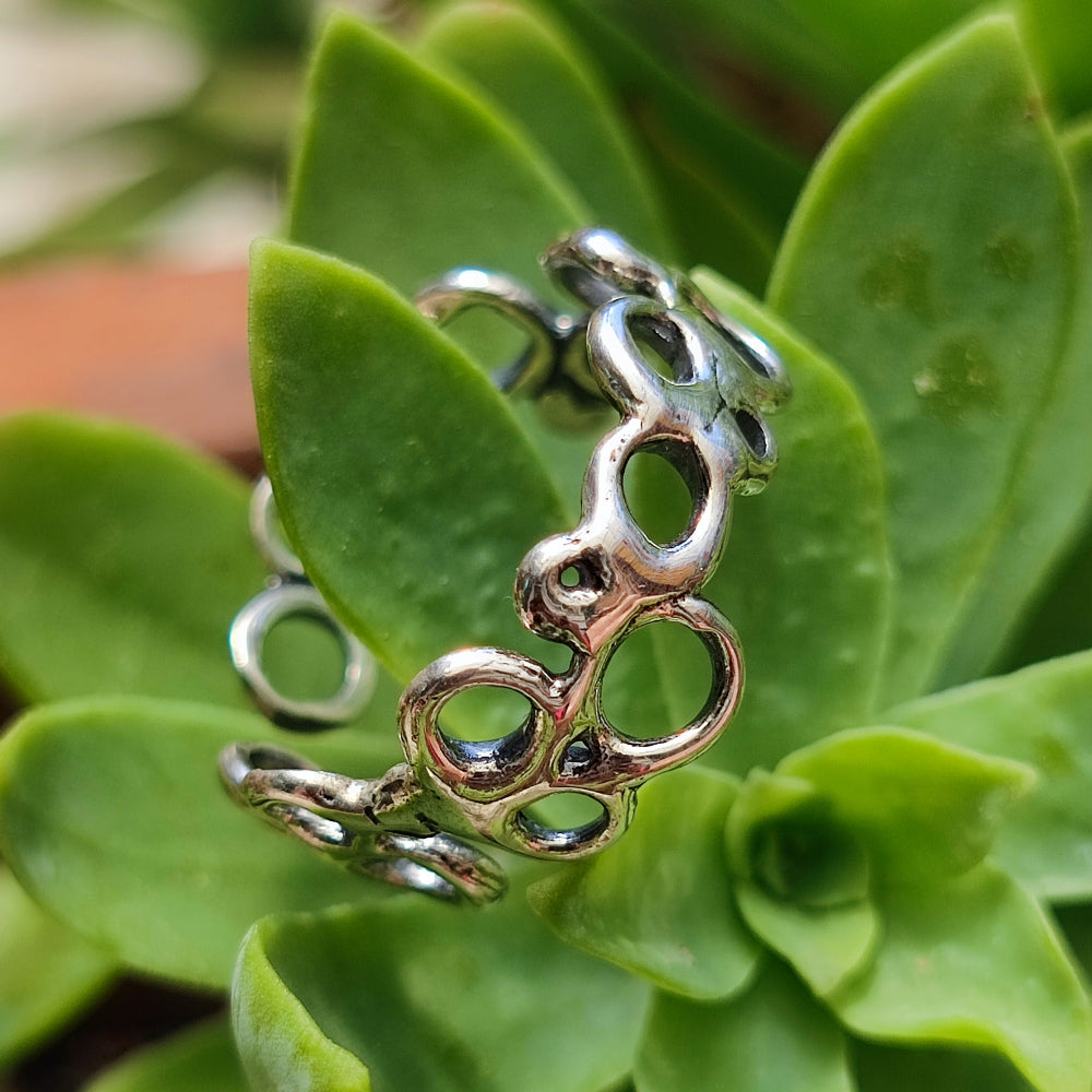 Anello artigianale in argento 925 - NALBARI