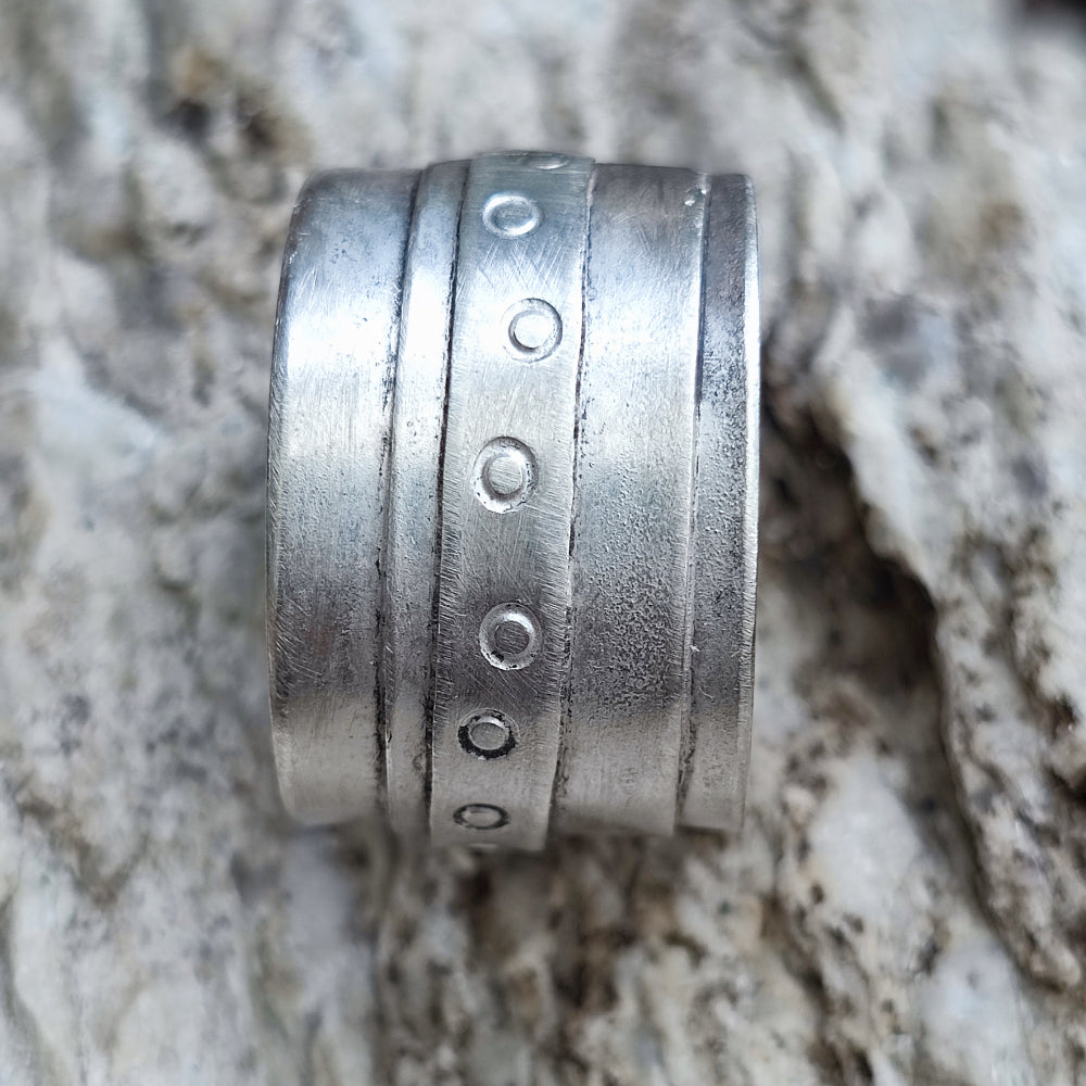 Anello a fascia in argento 925 - GADRA
