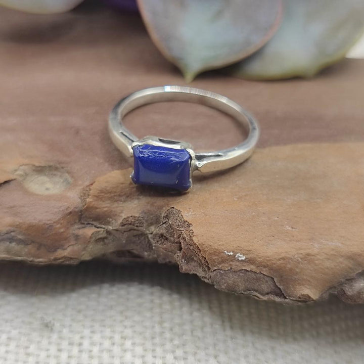 Anello in argento 925 con pietra - BAPATLA