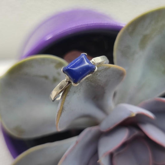 Anello in argento 925 con pietra - BAPATLA