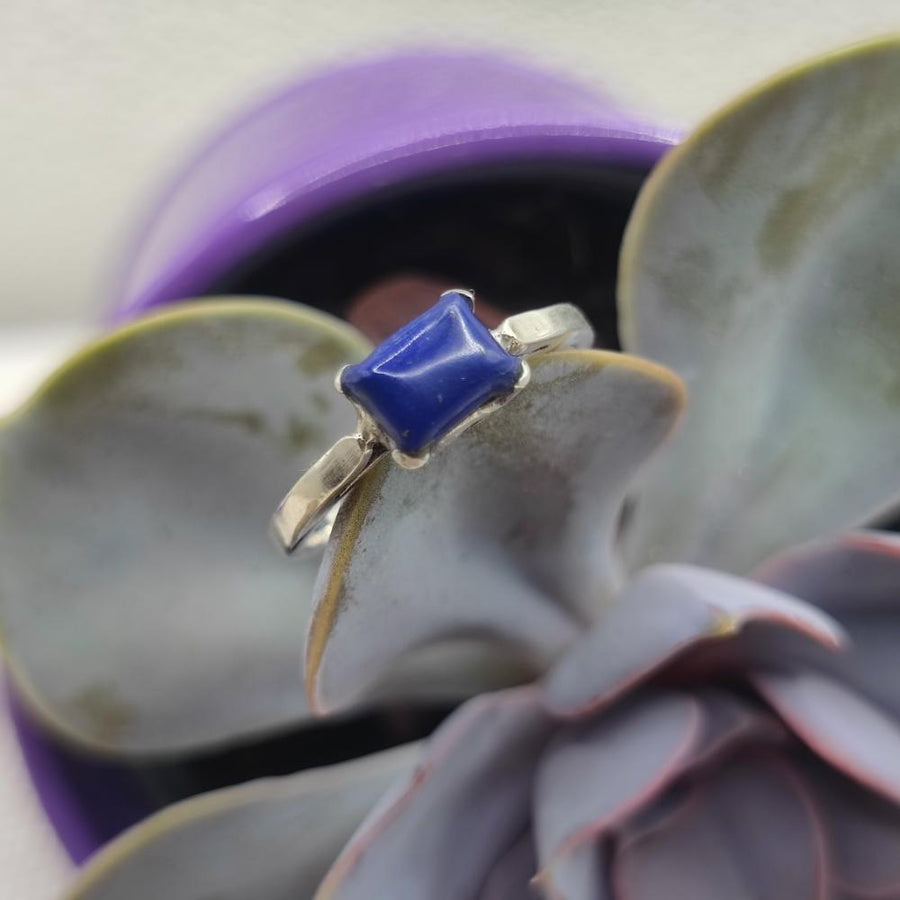 Anello in argento 925 con pietra - BAPATLA