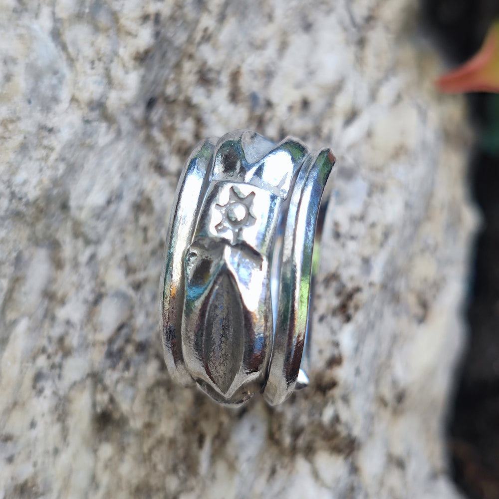 Anello a fascia in argento 925 - SHIVRAJPUR