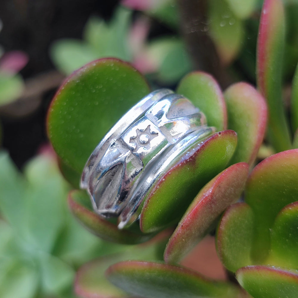 Anello a fascia in argento 925 - SHIVRAJPUR