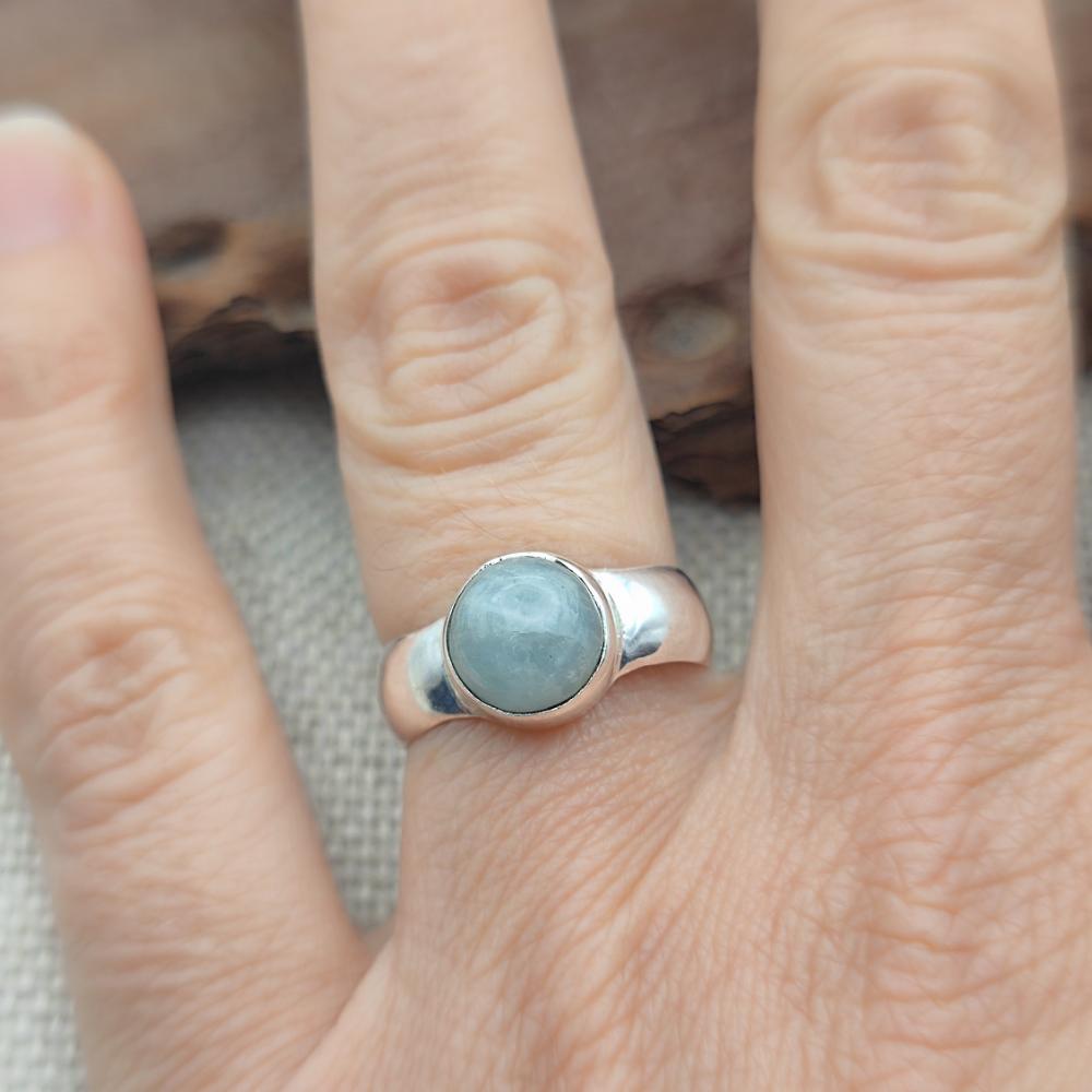 Anello in argento 925 acquamarina - KANTA