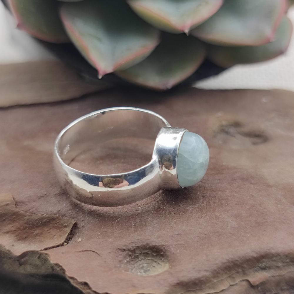 Anello in argento 925 acquamarina - KANTA