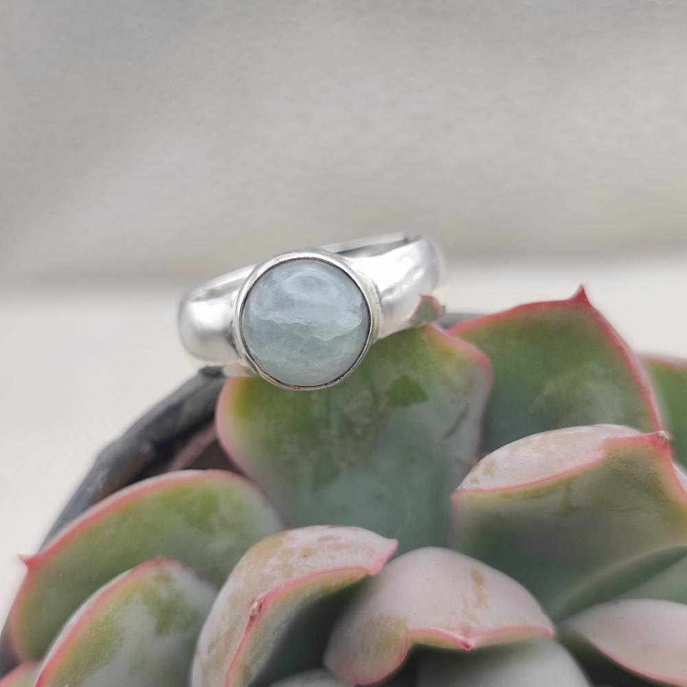 Anello in argento 925 acquamarina - KANTA