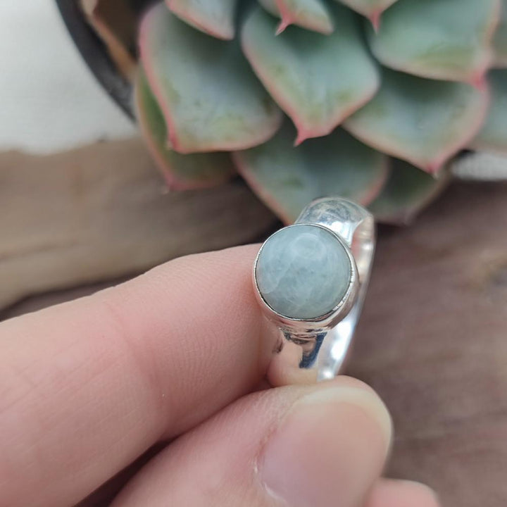 Anello in argento 925 acquamarina - KANTA