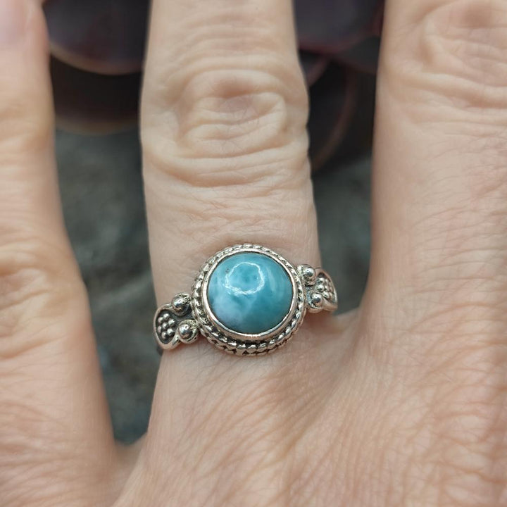 Anello etnico in argento 925 con pietra - CHEMMUMIA