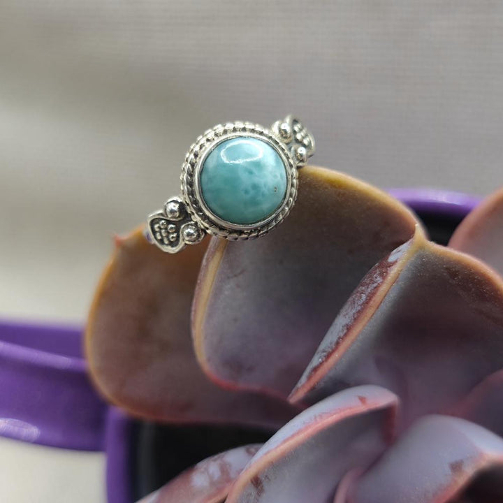 Anello etnico in argento 925 con pietra - CHEMMUMIA