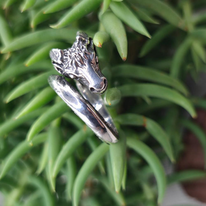 Anello in argento 925 con ariete - ARIES