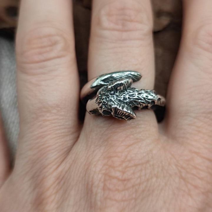 Anello in argento 925 con ariete - ARIES