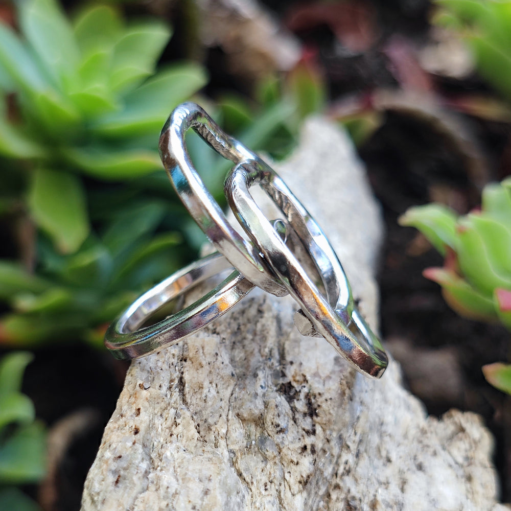 Anello artigianale in argento 925 - CHUMI