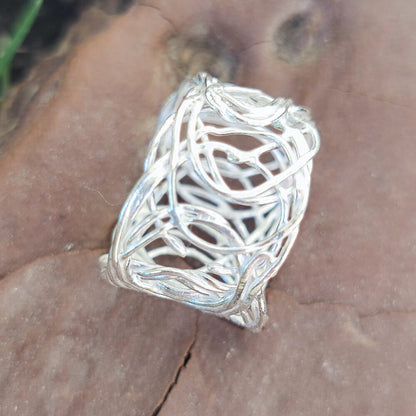 Anello in argento 925 artigianale - SHIVPURI