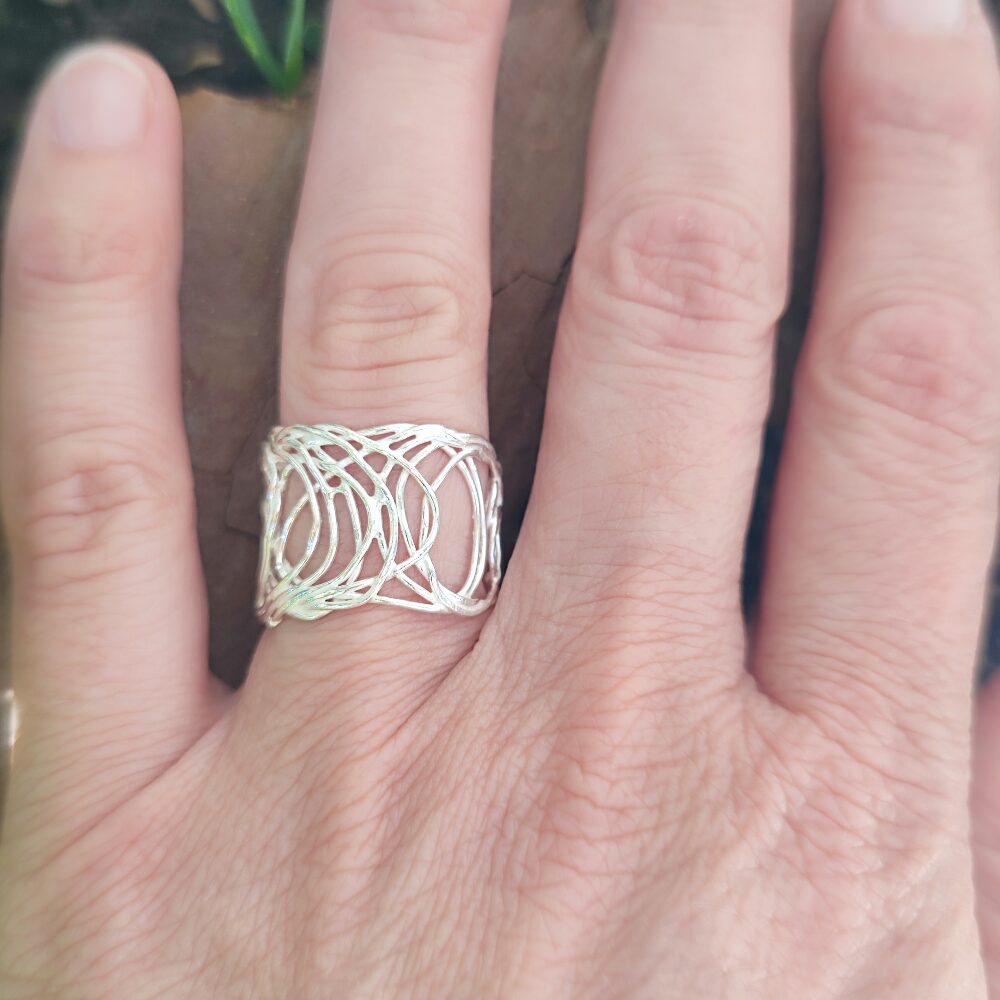 Anello in argento 925 artigianale - SHIVPURI