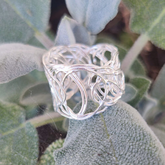 Anello in argento 925 artigianale - SHIVPURI