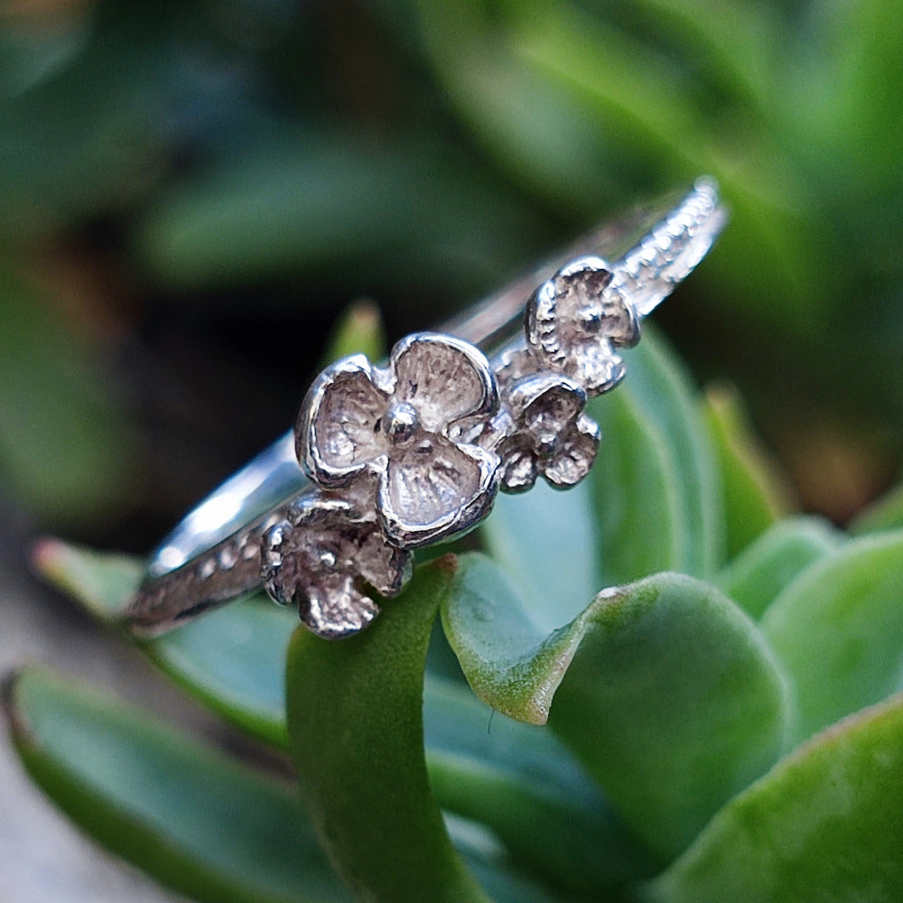 Anello etnico artigianale in argento 925 - BASRA