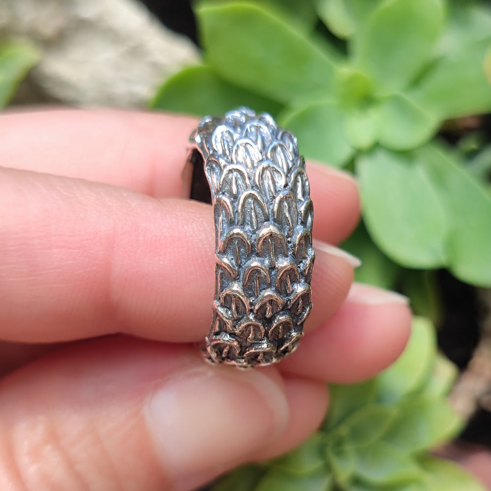 Anello in argento 925 con piumaggio - BHARATPUR