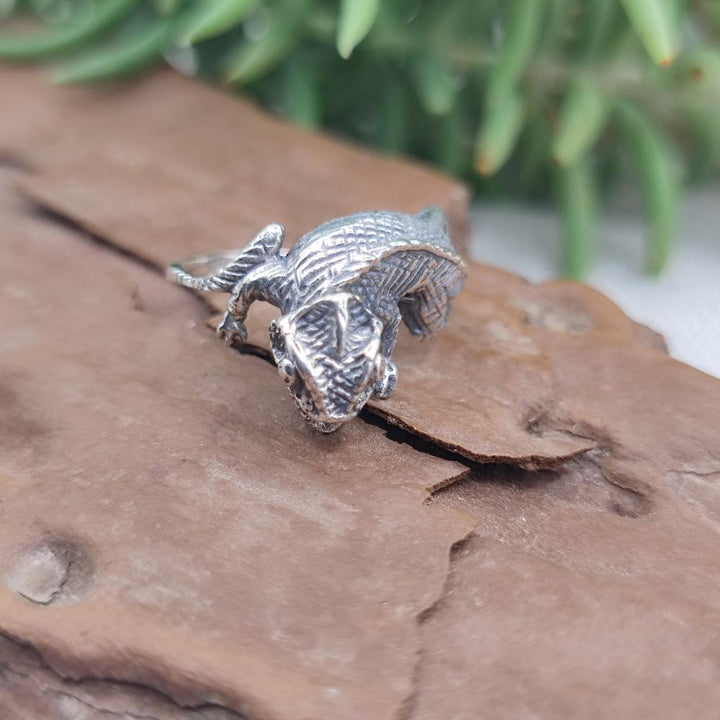 Anello in argento 925 camaleonte - CHAMAILEONTAS
