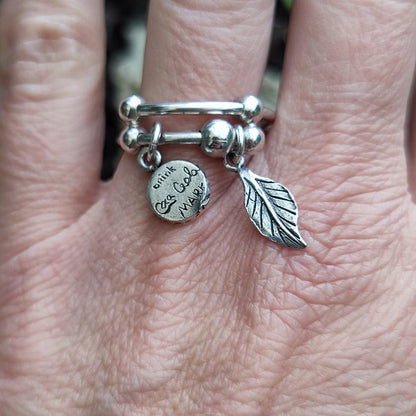 Anello in argento 925 con ciondoli - LISA